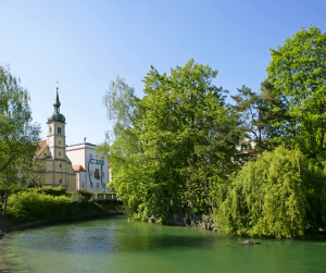 The Lake Constance cycle path