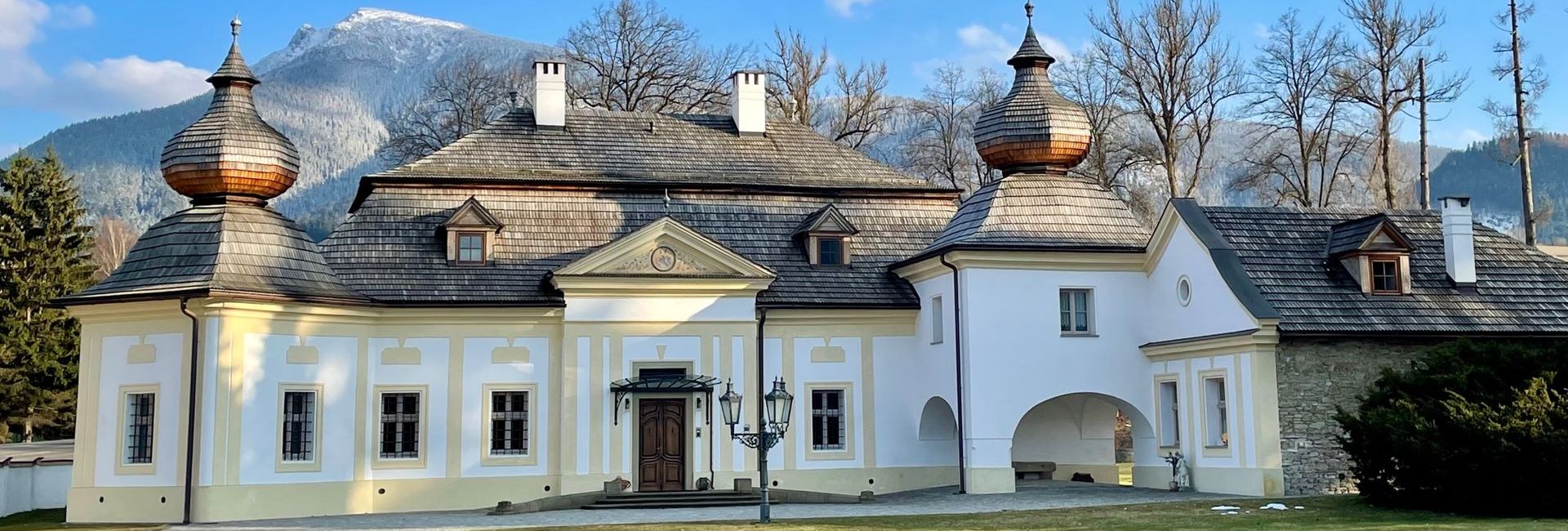 Castle Kastiel Kubinyi in Vysny Kubin, Zilina, Slovakia