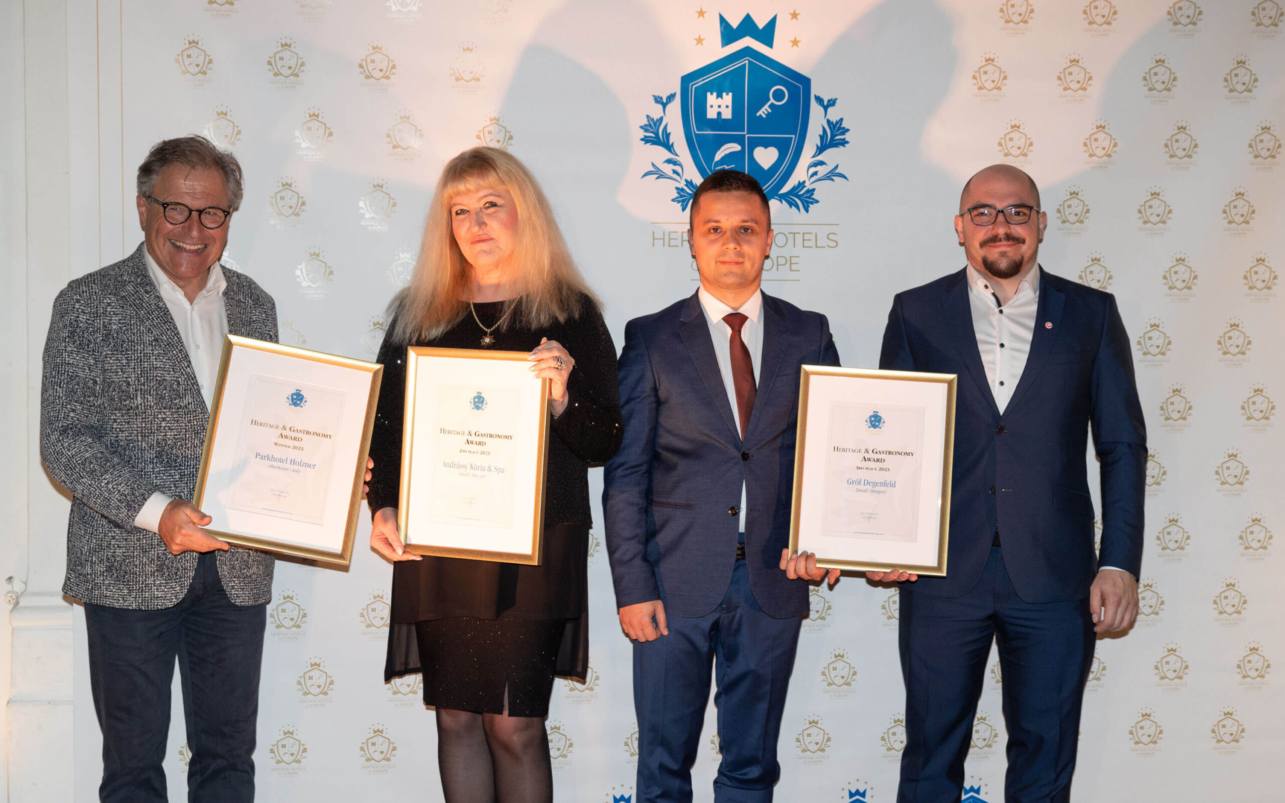 Heritage Hotels of Europe Awards Ceremony 2023 - winners in the category Heritage & Gastronomy
