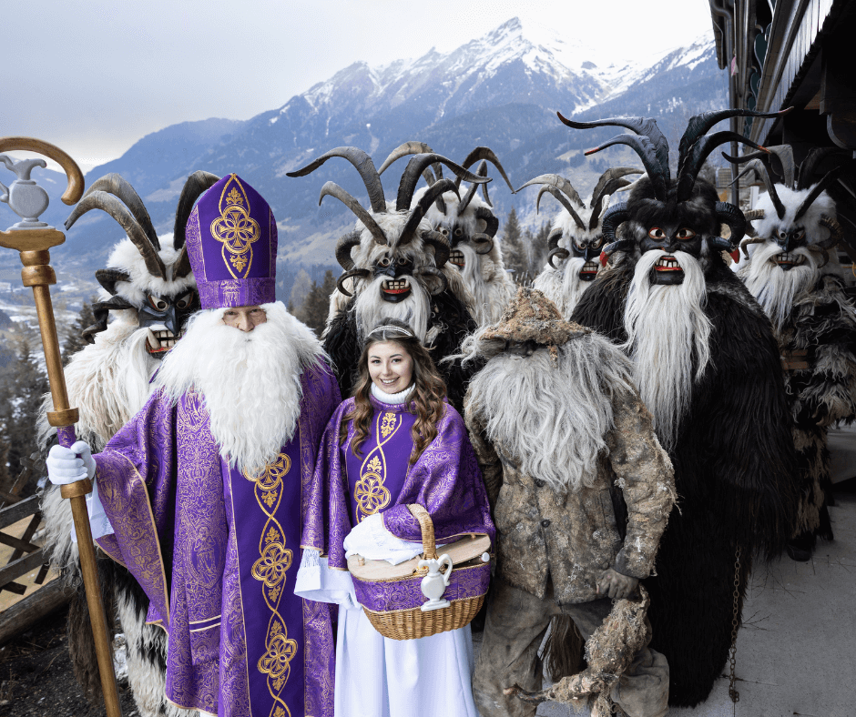 Krampus and Saint Nicholas
