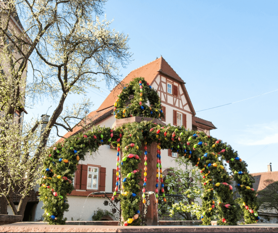 Germany_ Decorated Fountains and Easter Markets